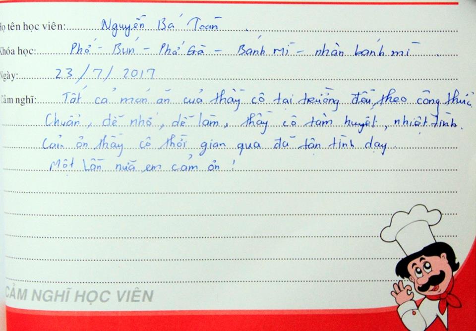 Anh Toàn học bí quyết mở nhà hàng Việt tại Đài Loan