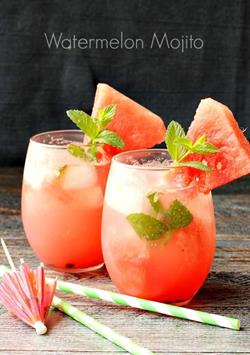 Cách nấu Cocktail mojito dưa hấu ngon ngọt, thanh mát
