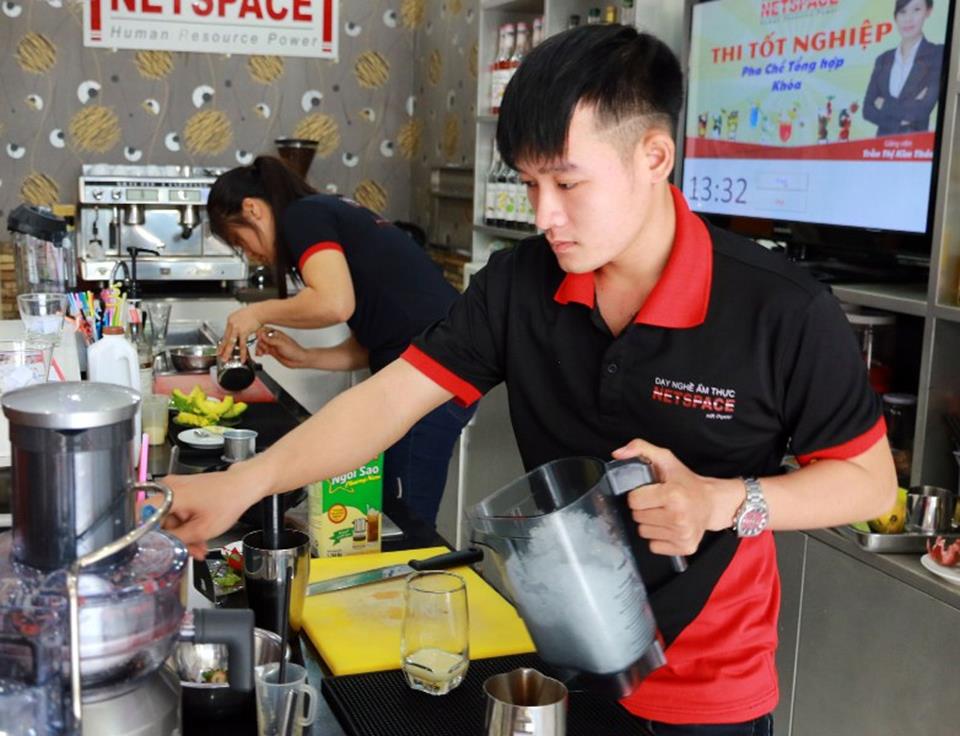 Bạn Tuyên theo đuổi đam mê nghề Pha chế tại Netspace