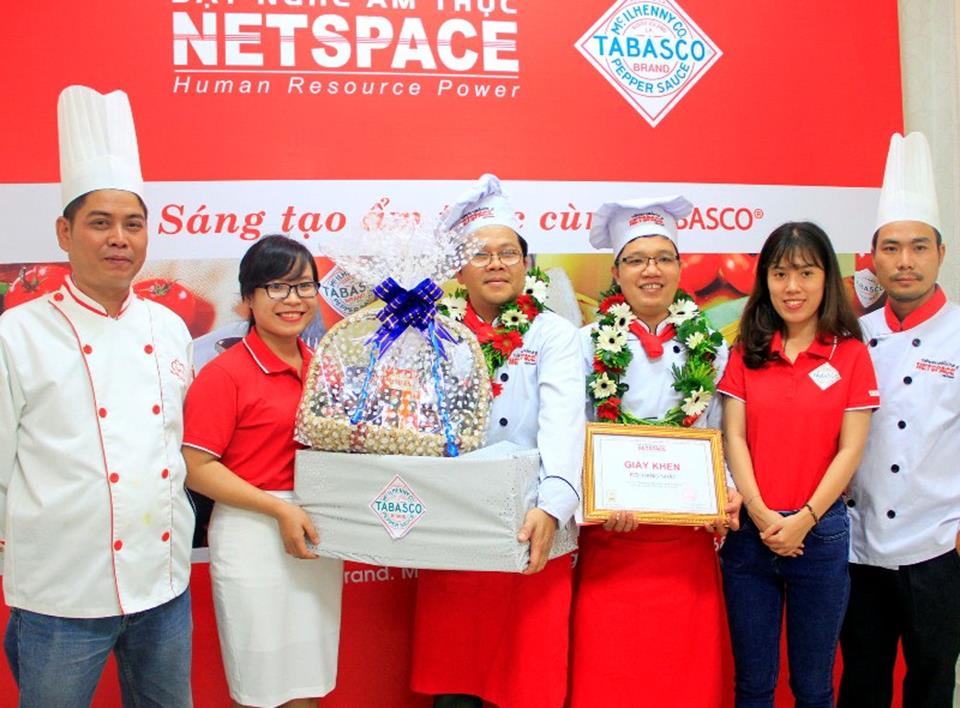 Học viên tranh tài tại Chung kết cuộc thi Sáng tạo ẩm thực cùng Tabasco