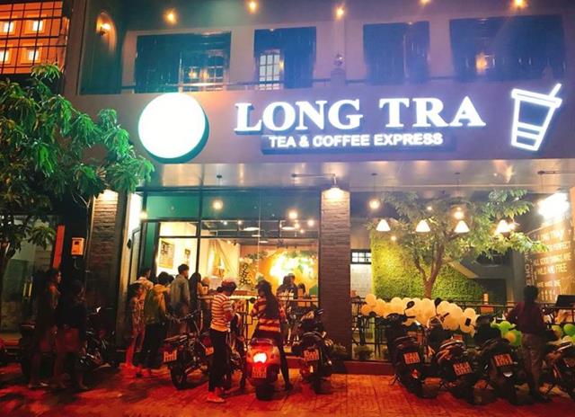 Long Trà Tea Coffee Express hút khách tại Buôn Ma Thuột