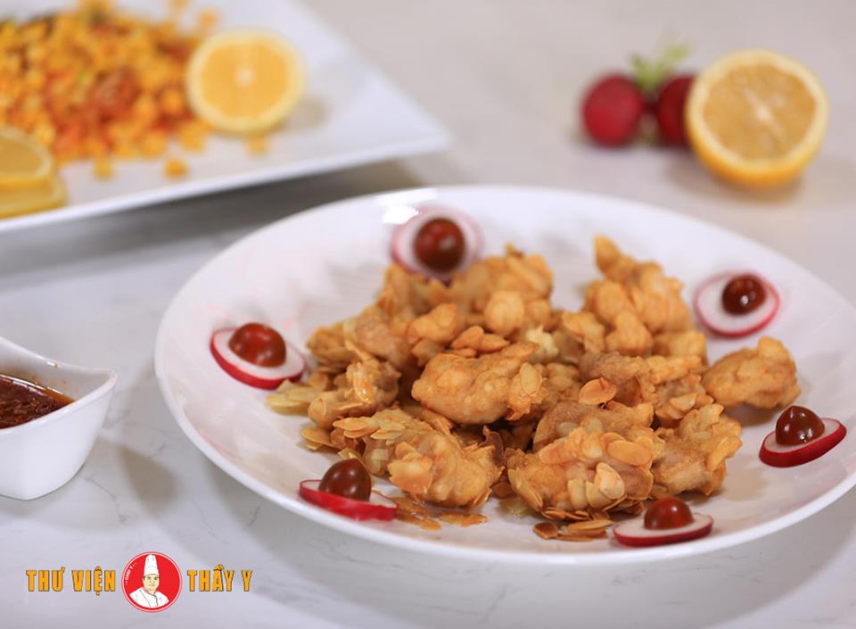 Cách làm Gà chiên hạnh nhân trẻ nhỏ cũng ghiền