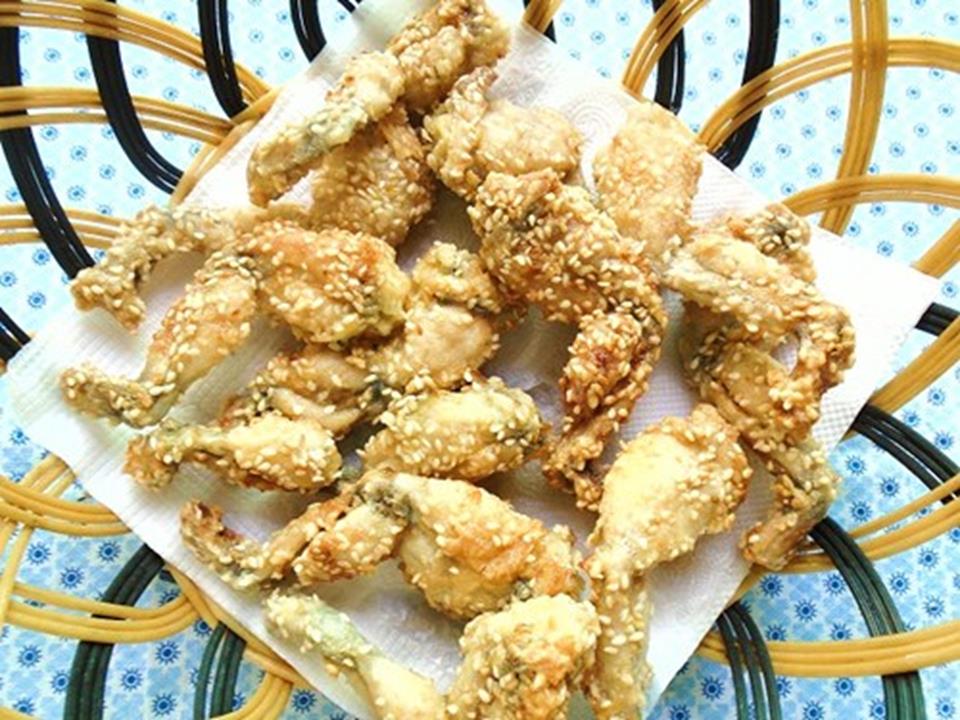 Cách làm Ếch chiên giòn rụm thơm ngon