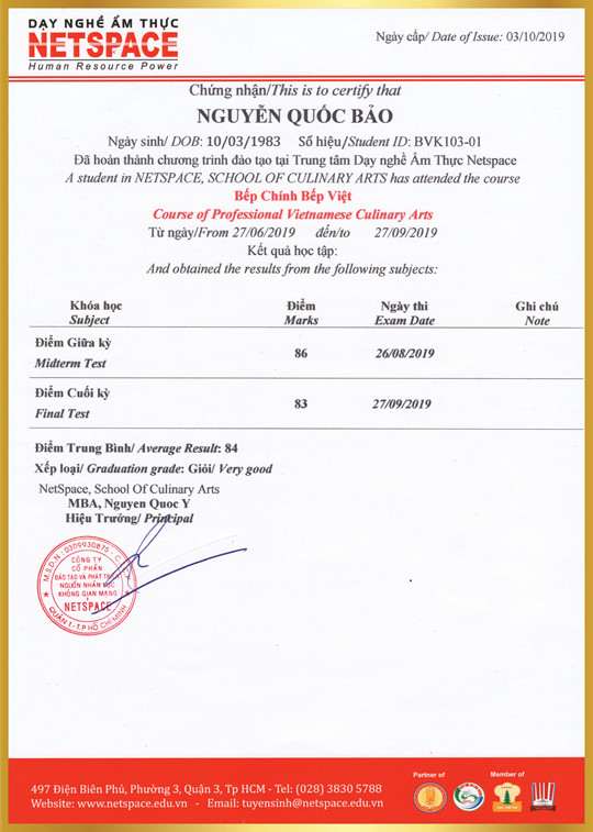 Dạy học nấu món Âu