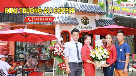 CHỊ LIÊN - HỌC VIÊN NETSPACE KHAI TRƯƠNG QUÁN ALI COFFEE