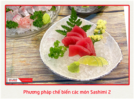 2.Phương pháp chế biến các món Sashimi 2