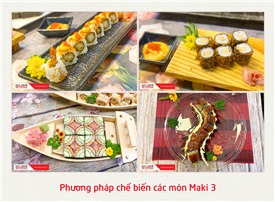7.Phương pháp chế biến các món Maki 3