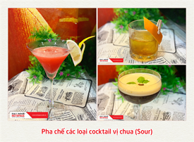 Pha chế các loại cocktail vị chua (Sour)