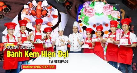 Sức hút của khóa học làm Bánh kem hiện đại tại Netspace