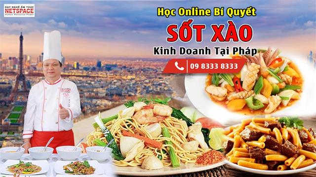 Chị Kim Anh học bí quyết online sốt xào để kinh doanh tại Pháp