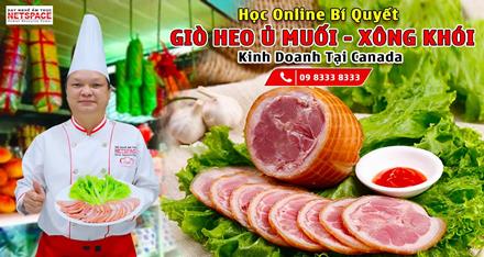 Học bí quyết Online - Giò Heo Ủ Muối - Xông Khói