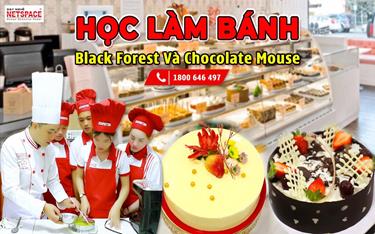 Học làm bánh Black Forest Cake - Chocolate Mousse