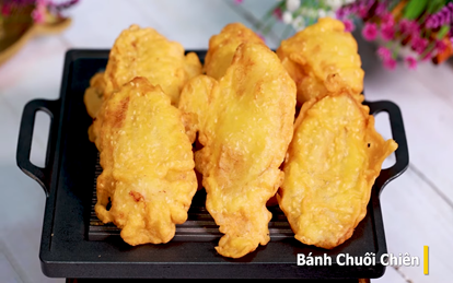 Cách làm bánh chuối chiên thơm ngon giòn rụm ai cũng mê