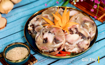 Cách làm Giò Thủ - Giò Xào không cần khuôn đơn giản tại nhà