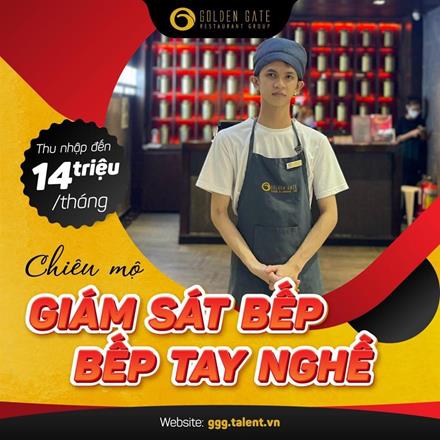 [GOLDEN GATE] TUYỂN DỤNG BẾP CHÍNH NHẬT/PHỤ BẾP TẠI HỒ CHÍ MINH