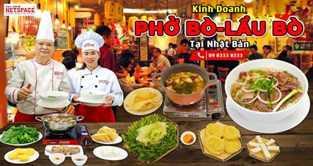 Kinh doanh Phở Bò - Lẩu Bò tại Nhật Bản