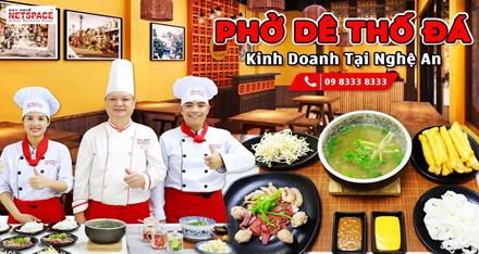 Phở Dê thố đá kinh doanh tại Nghệ An