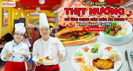 Học bí quyết làm Thịt Xiên Nướng kết hợp Bánh Mì - Bún Thịt Nướng
