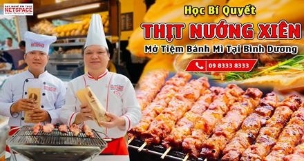 Thịt Xiên Nướng kết hợp với Bánh mì - Bún Thịt Nướng
