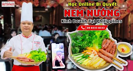 Học nghề Nem Nướng Nha Trang kinh doanh tại Philippines