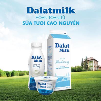Dalatmilk - Hoàn toàn từ sữa tươi cao nguyên