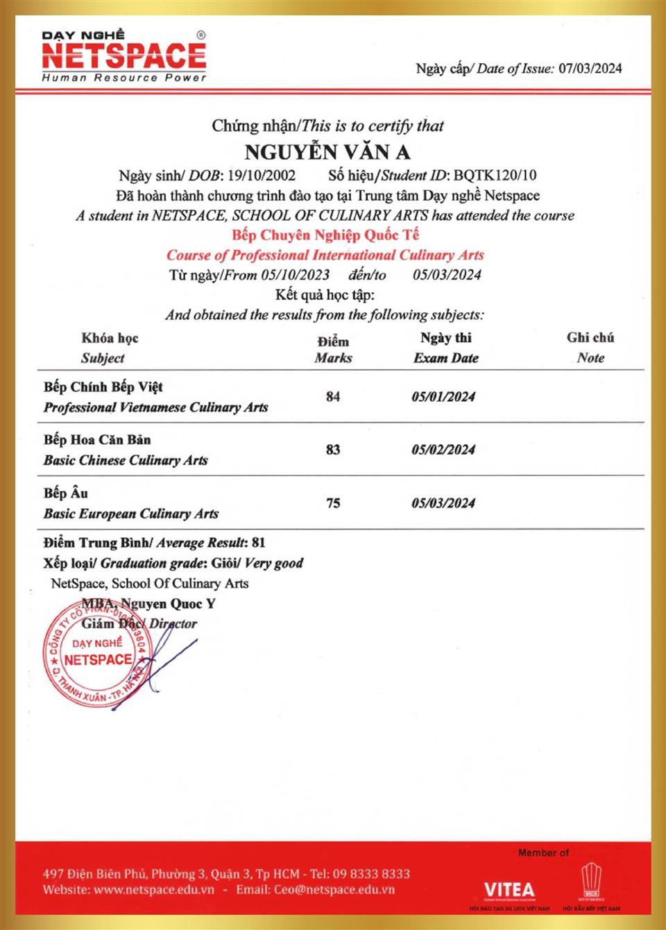 Giá trị bằng cấp