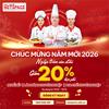 Chúc mừng năm mới 2026 - ngập tràn ưu đãi