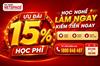 ƯU ĐÃI 30/04: GIẢM 15% HỌC PHÍ KHÓA HỌC NGHỀ TẠI NETSPACE