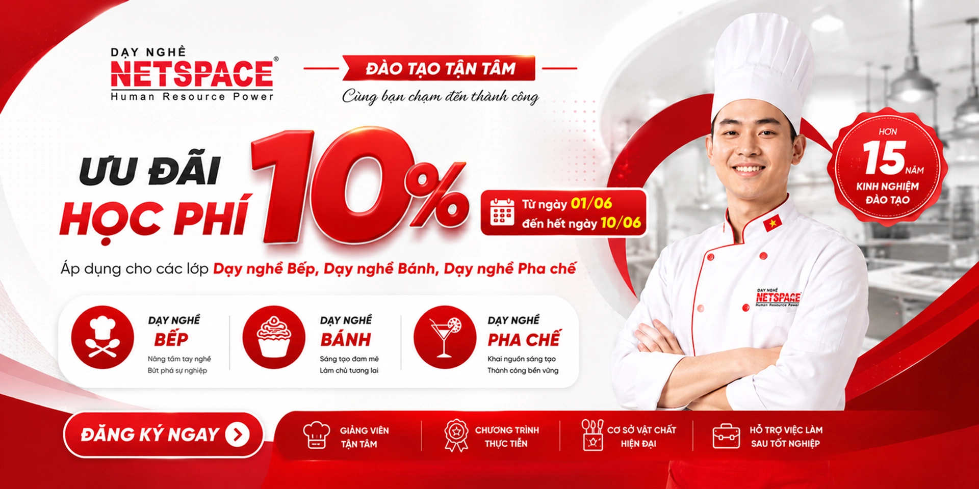 Ưu đãi tháng 6/2026 giảm 10%